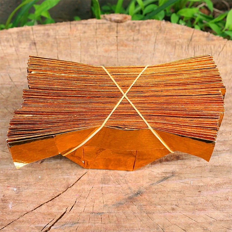 200 Pcs Chinese Joss Paper Money Ancestor Money Joss Paper Chinese Ingot for Ancestral Worship Hell Bank Notes for Funerals