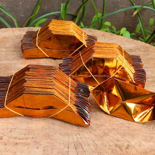 200 Pcs Chinese Joss Paper Money Ancestor Money Joss Paper Chinese Ingot for Ancestral Worship Hell Bank Notes for Funerals