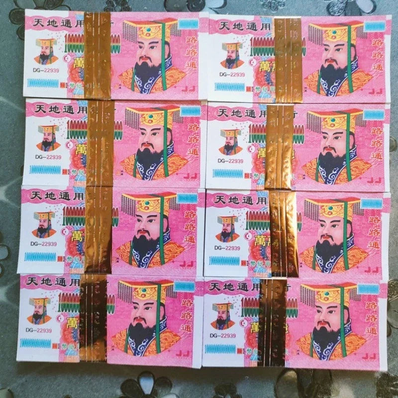 Ancestral Money 500/1000 Sheets of Spirit Money Well-informed Banknotes Funeral Offerings Ancestors Bring Good Luck Paper Money