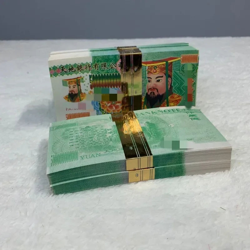 Ancestral Money 500/1000 Sheets of Spirit Money Well-informed Banknotes Funeral Offerings Ancestors Bring Good Luck Paper Money