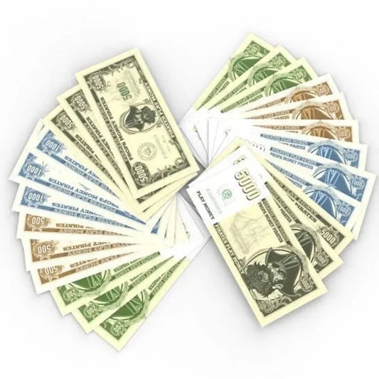 100PCS Pirate Currency Banknotes Props Festival Paper Money Kids Toys New Face Value Prop Game Banknote Home Halloween Decor