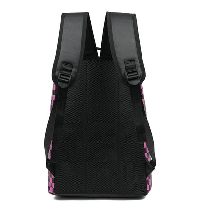 Fashion men's and women's PU graffiti large capacity backpack student backpack travel bag mochila mochilas de hombre school bag