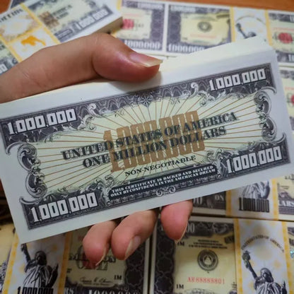 20~1000pcs  US One Million Dollars US Dollars Paper Bills Banknotes Non-currency Ancestors Money Statue of Liberty